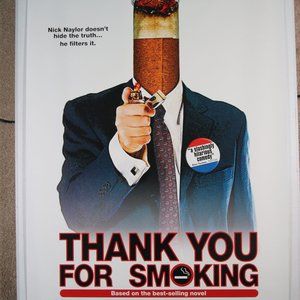 Thank You For Smoking DS Movie Poster 27 X 40